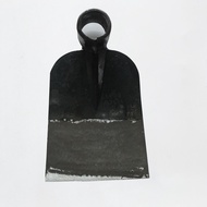 Garden hoe, thick steel hoe blade.