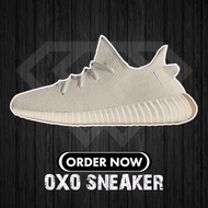Original Yeezy Boost 350 V2 Sesame Gray (100% Asli) f99710 Kasut Sukan Lelaki dan Wanita jnp5
