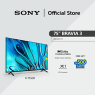 Sony 75" BRAVIA 3 | 4K HDR Processor X1 | 4K Ultra HD | High Dynamic Range (HDR) | Smart TV (Google