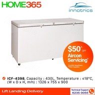 Innotrics Double Door Chest Freezer 430L ICF-4398