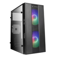 Casing Black Panther 165-26 + 2 Fan RGB- mAtx