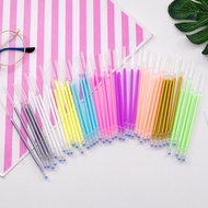 9 Pc High Gloss Color Gel Refill, 0.5mm Signature Pen, Bullet Water-Based Pen, Stationery, School Supplies