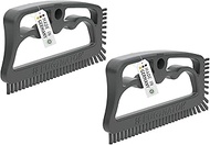 FUGINATOR® Joint Brush Bundle 2 Brushes in Grey/Grey - Cleaning Brush for Grout Cleaning in Bathroom