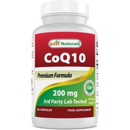 Best Naturals COQ10 200 mg, 60 Capsules