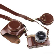 PU leather digital camera case bag cover with strap for Olympus PEN E-PL9 EPL9 E-PL10 with 14-42mm L