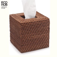 ECOHUB Square Rattan Tissue Box (ECOHUB Square Rattan Tissue Box)