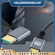 [hellonewworld.my] 0.5/1/2M Mini HDMI-Compatible To HDMI-Compatible Cable 48Gbps 4K@120Hz 8K@60Hz