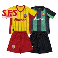 【SFS】 2025-26 Lens Jersey Football Soccer Jersey Kid and Adult  Kit（Top+shorts）