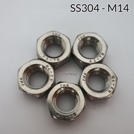 Mor SS304 M14 K22 P2.0 NUT SS304 STAINLESS