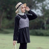 Setelan Tangtop Kekinian + Dalaman - Dress Tangtop - Tunik Tangtop - Luaran Tanktop Kekinian - Outer