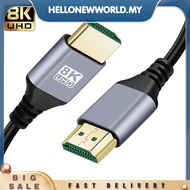 [hellonewworld.my] 8K UHD Ver 2.1 HD TV Cable 48Gbps HD TV Cord HDMI-Compatible 2.1 for Computer TV