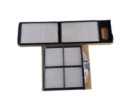 กรองแอร์ kobelco ชุด 2 ชิ้น กรองแอร์ยาว/กรองแอร์สั้น ตรงรุ่น sk75-8/sk140-8/sk200-8/8s/8sx/8sxm แท้จ