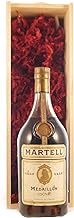 Martell Medaillon VSOP Cognac 1960's (cork stopper) (100cls) in a wooden box with three wine accessories, 1 x 1000ml