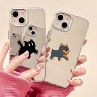 Electroplating Mirror Cool Cat OPPO Reno14 13 12 11 F 10 A5 Pro 8 T A74 A78 A78 Phone Case