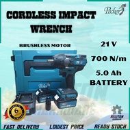 ''PECKER'' IMPACT WRENCH C/W 2 BATTERY 5.0AH AND CHANGER -700NM -21V