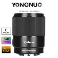 YONGNUO เลนส์ YN50mm F1.8S DF DSM 50มม. มาตรฐานไพรม์เลนส์เต็มเฟรม F/ 1.8รูรับแสง AF ขนาดใหญ่ MF สำหร
