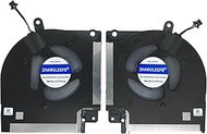 Replacement New Laptop CPU + GPU Cooling Fan for DELL Alienware X17 R1 X17R1 2021 Series CN-0X63JW C