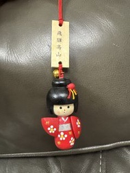 日本高山飛驒娃娃掛飾連包裝紙