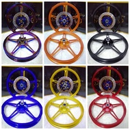 Lativo Racing Sport Rim FG510(Y15/ Y125/ LC5S/ Lc135/ RS150  )Depan1.60/ Belakang1.60 X17 Inch