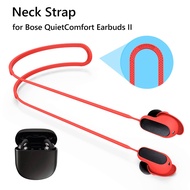 Soft Silicone Anti-Lost Rope for Bose QuietComfort Earbuds II Headset Hanging Earbuds Strap Cord Sports Earphone Accessories