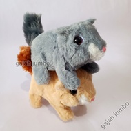 Mainan Bayi Boneka Tupai  Kucing Meong Kelinci Berjalan Anjing Dogie Lucu Cute Bisa Jalan Bunyi Gugu