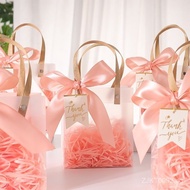 Christmas Large Lipstick Wedding Packaging Box Bag High-end Birthday Gift Handheld Favor Gift Bag Tr