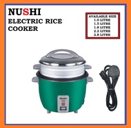 NUSHI AUTOMATIC RICE COOKER WITH STEAMER / NON STICK POT / 1 YEAR SG OFFICIAL WARRANTY / MULTIPLE SIZES / FAST SHIPPING