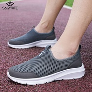 SAGYRITE Large Size 39-48 Walking Shoes for Men Light Outdoor Hiking Shoes Breathable Mesh Running Athletic Walking Shoes