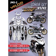COVER SET Y15ZR V1 V2 JUPITER MX BLACK CRYSTAL WHITE SIAP TANAM COVERSET PREMIUM EDITION BODYSET YSU
