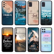 Phone Casing for Xiaomi Poco C40 F4 GT X4 Pro X4 GT GV36 Bible Verse Soft Silicone Case