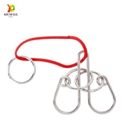 KICMALL 3D Metal Puzzle Fun Unlock Toy Learning Toys 3d Puzzle Wire Brainteasers Games Kong Ming Loc