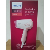 PHILIPS- DRYCARE ESSENTIAL HAIR DRYER - Foldable handle  High Power ,  2 PIN PLUG,   TWO YEAR WARRANTY BY PHILIPS