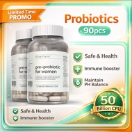 90Cap Pure Form Pre + Probiotic for Women 50 Billion CFU