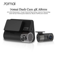 70mai A800s 4K Dash Cam with RC06 Rear Cam