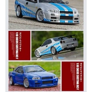 LDRC 1899 1/18 RC Drift LD1899 GTR Mode R34 2.4GHz RWD with Gyroscope on-Road Alloy Body Shell Racin