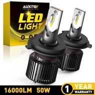 AUXITO 2PCS H4 H11 9005 LED headlight 50W 16000LM H7 HB3 LED Canbus Auto Car Headlamp Bulb  6000K Wh