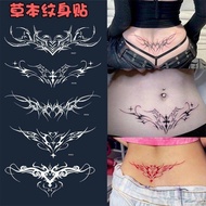 Temporary Tattoo Sticker Juice Herbal Patch - Mark Aries Tattoo Patch Net Red Zodiac Lower Abdomen S