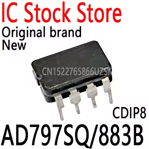 5PCS/lot New and Original AD797SQ/883 AD797SQ AD797 CERDIP-8 Operational amplifier AD797SQ/883B