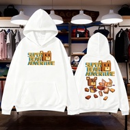 Fashion Super Bear Adventure Children Hoodie/Adult Hoodie Cute Long Sleeves Hooded