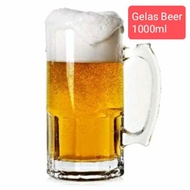 SELLING JUMBO BEER GLASS OCTOBERFEST 1000ML (SET OF 1PCS) JUMBO BEER MUG OCTOBERFEST JUMBO GLASS MUG