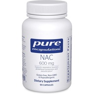 Pure Encapsulations NAC 600 mg - N-Acetyl Cysteine NAC Supplement for Lung Health & Immune Support, 