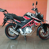 Modifikasi Variasi Lampu Depan New Vixion NVL Bracket Pesek Dudukan Lampu Bulat set lampu