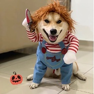 ** Jihuahua * Dog Chucky Costume Ghost Doll Halloween Pet Transformation