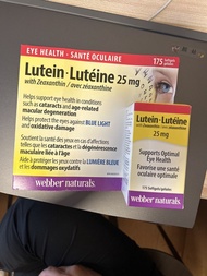 Webber Naturals Lutein 25mg 葉黃素