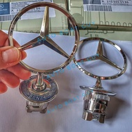 MESIN HOOD LOGO EMBLEM MERCEDES BADGE ENGINE HOOD MERCY OEM a BCES CLASS