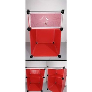 [READY STOCK MALAYSIA] 2 CUBE STORAGE CABINET LARGE CAPACITY