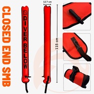 Scuba Diving SMB (Surface Marker Buoy) แบบ Closed End หรือแบบปากเป่าเท่านั้น ใช้สำหรับบอกตำแหน่งนักด