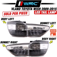 (Sold Separate) Vland Toyota Wish 2012-2017 Led Tail Lamp ( 1pc )