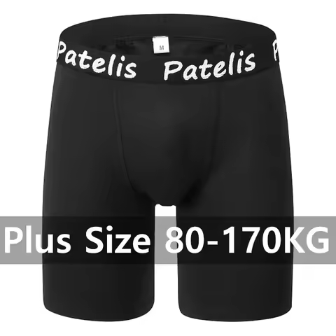 Plus Size Men's Boxers 1-5XL 90-185kg Shorts Comfortable Underpants Breathable Underwear 1pc/3pcs Se