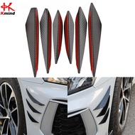 Front Bumper Lip Diffuser & Splitter Kit | Car Body Spoiler Fins Canards | Valence Chin for Car Tuni